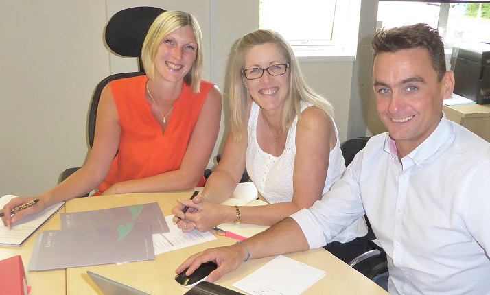 The Clarity Care Consulting Team - Lynn Osborne, Dave James and Emma Lindsay