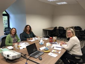 Lynn Osborne, Kate Slade and Soraiya Humby of Clarity Care Consulting plan for 2019