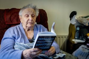 Elderly Lady At Home